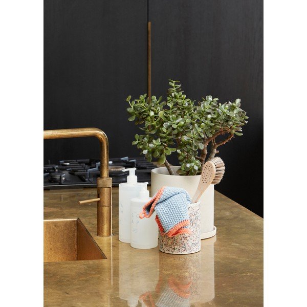 Niebieska bawełniana ściereczka Hübsch Thea, 30x30 cm-image-1