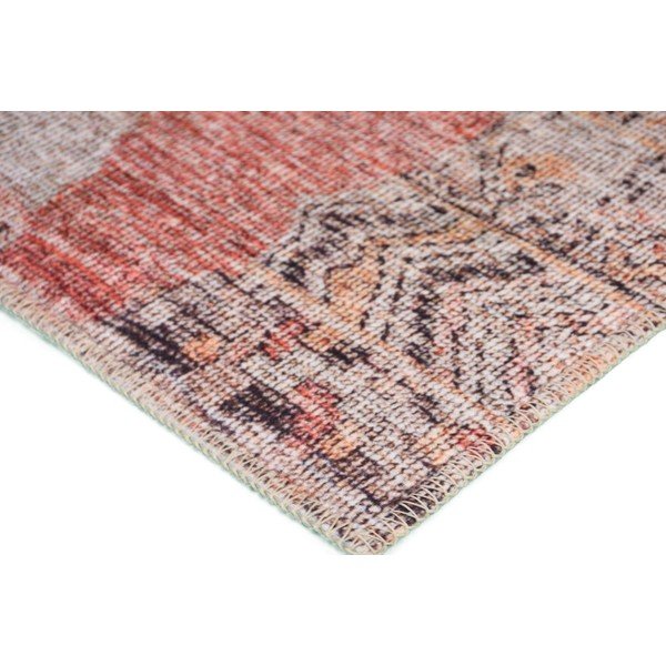 Jasnoczerwony dywan odpowiedni do prania 180x120 cm – Vitaus-image-2