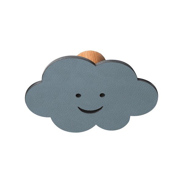 Niebieski ścienny stalowy haczyk Cloud Dot Nupo – LIND DNA