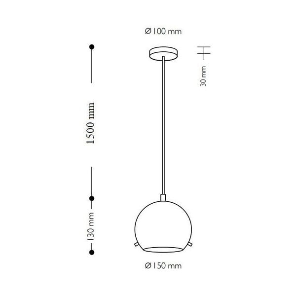 Lampa MYOO, opal/brown/white-image-1