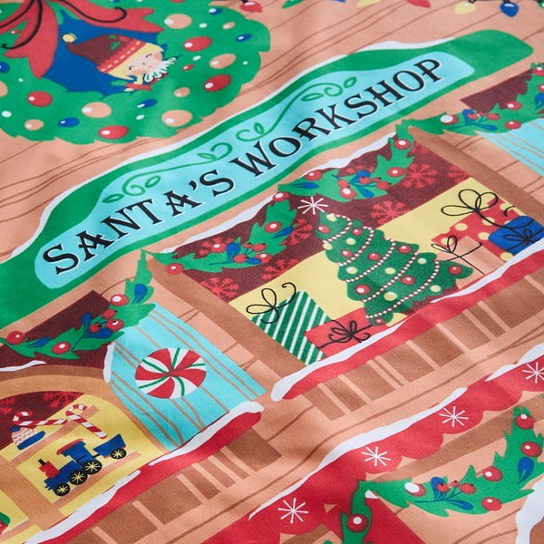 Pościel jednoosobowa 135x200 cm Santa's Workshop – Catherine Lansfield-image-4