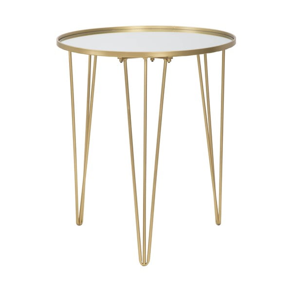 Okrągły stolik w kolorze złota ø 50 cm Glam – Mauro Ferretti