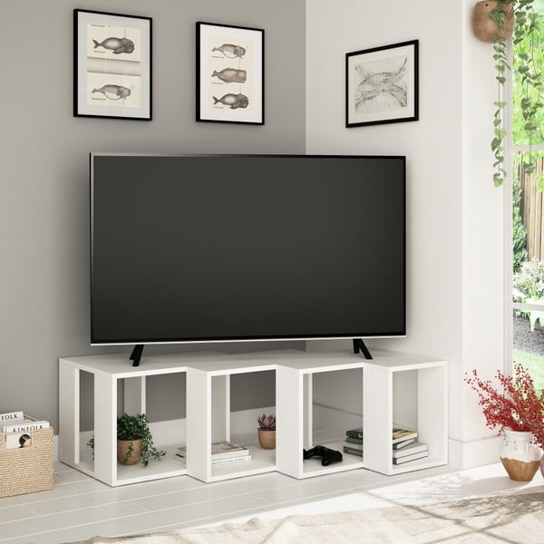 Biała szafka pod TV Cons Extra White-image-1