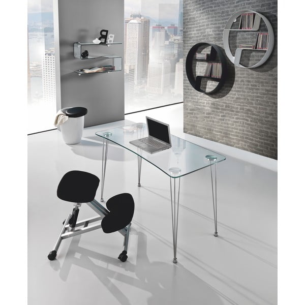 Czarne krzesło biurowe Berger – Tomasucci-image-1