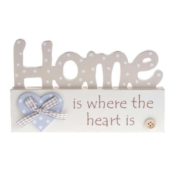 Drewniana dekoracja Home Heart