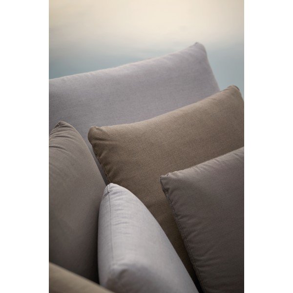 Beżowy tapicerowany leżak ogrodowy Cielo – Diphano-image-1