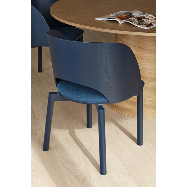 Niebieski tapicerowany fotel jadalniany Dam – Teulat-image-4