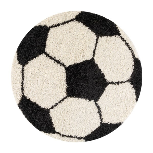 Czarno-kremowy dywan dziecięcy ø 120 cm Fun – Ayyildiz Carpets