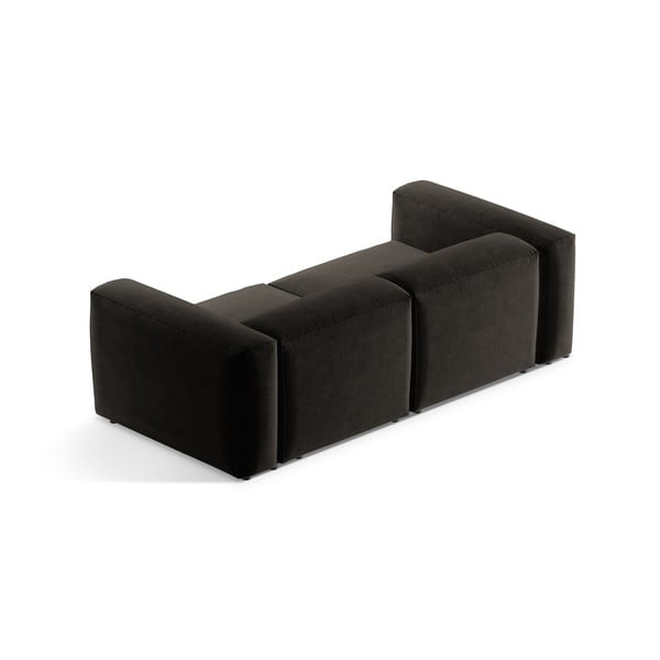 Czarna sofa 224 cm Bergamo – Cosmopolitan Design-image-4