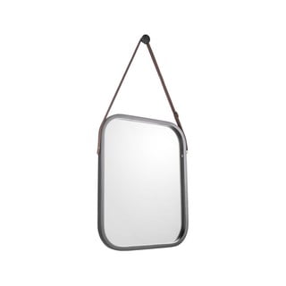 Lustro ścienne w czarnej ramie PT LIVING Idylic, dł. 40,5 cm