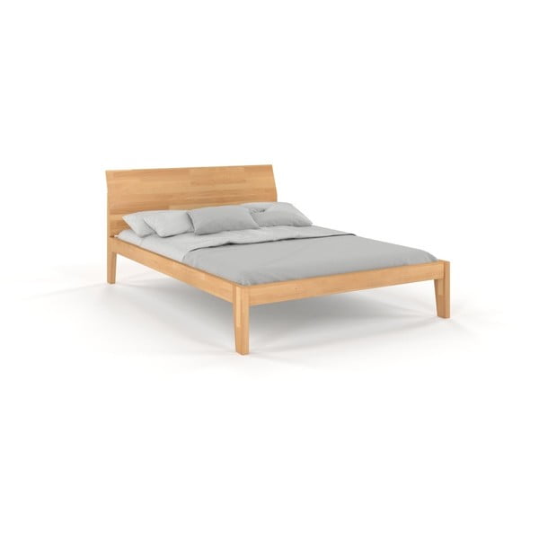 Łóżko 2-osobowe z litego drewna bukowego SKANDICA Agava, 200x200 cm