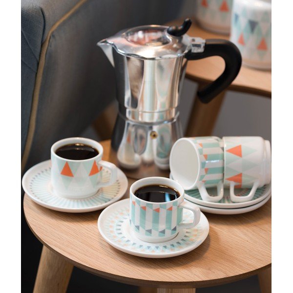 Zestaw 4 filiżanek na espresso Geometti-image-1