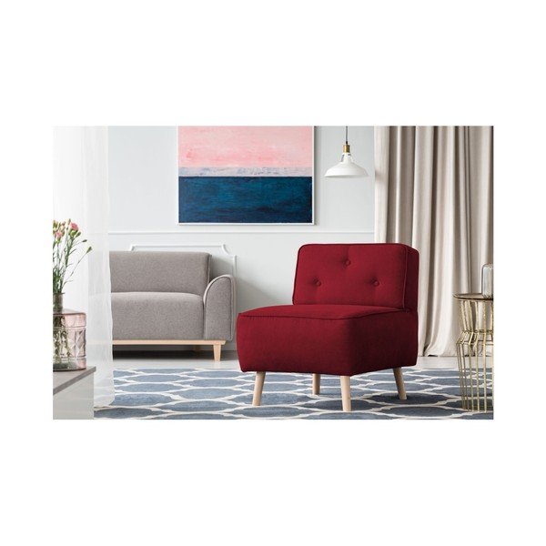 Czerwony fotel Kooko Home Lounge-image-3
