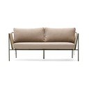 Zielono-beżowa tapicerowana sofa ogrodowa Zivia – Kave Home