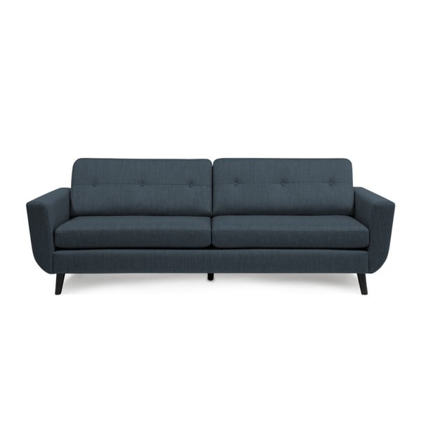 Ciemnoniebieska sofa 3-osobowa Vivonita Harlem XL