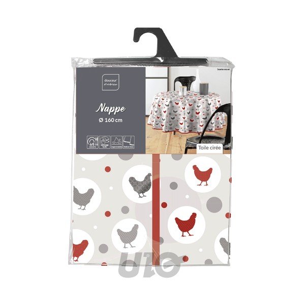 Obrus zmywalny ø 160 cm Suzette – douceur d'intérieur-image-2