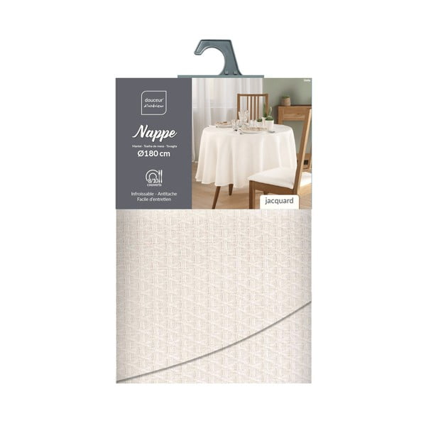 Obrus żakardowy ø 180 cm Stella – douceur d'intérieur-image-4