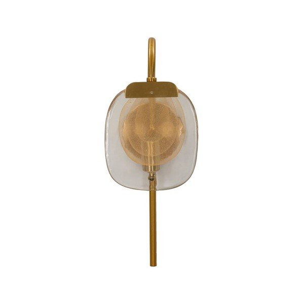 Szklany kinkiet w kolorze złota Softy – Mauro Ferretti