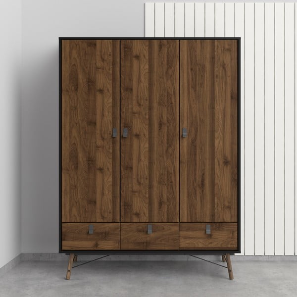 Ciemnobrązowa szafa Tvilum Ry-image-2