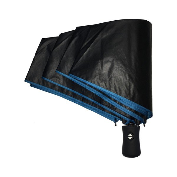 Czarno-niebieska parasolka z ochroną UV Ambiance, ⌀ 97 cm-image-2