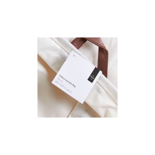 Biały kosz na pranie Premier Housewares Tribeca, 54 l-image-1