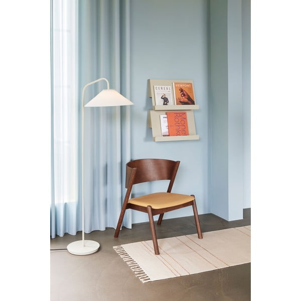 Kremowa lampa stojąca ze szklanym kloszem (wysokość 158 cm) Solid – Hübsch-image-2