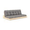 Szara rozkładana sofa 196 cm Base – Karup Design