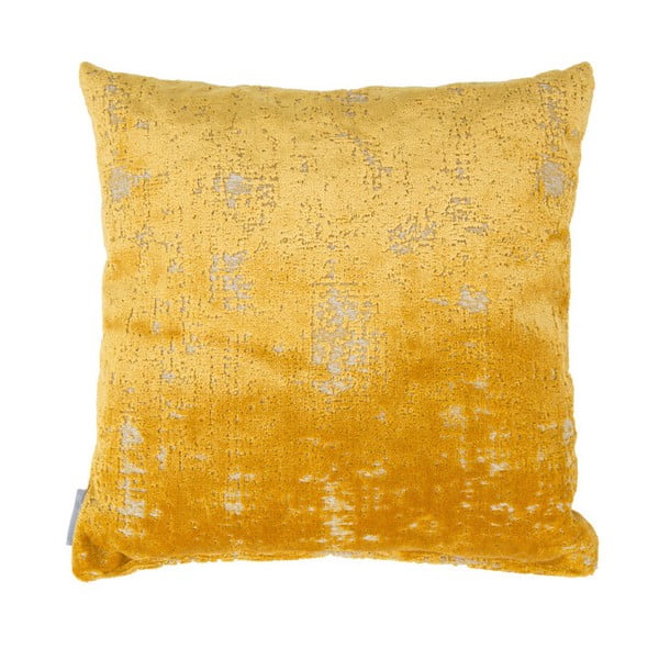 Żółta poduszka Zuiver Sarona Vintage, 45x45 cm