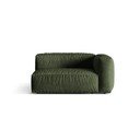 Zielony aksamitny moduł sofy (prawostronny) Martina – Micadoni 
