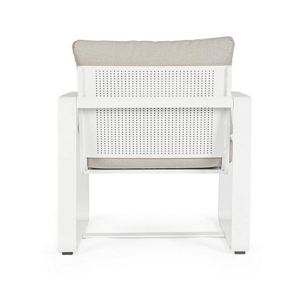 Biały metalowy fotel ogrodowy Merrigan   – Bizzotto-image-4