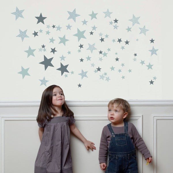 Szara naklejka na ścianę Art For Kids Constellation