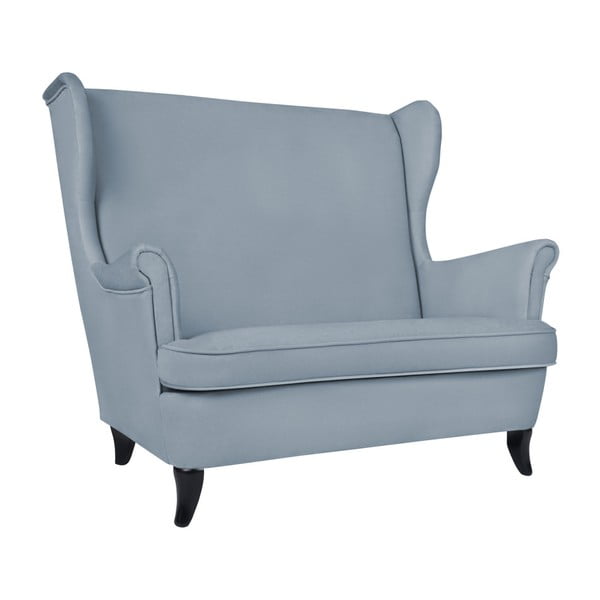 Błękitna sofa 2-osobowa Micadoni Home Pirla