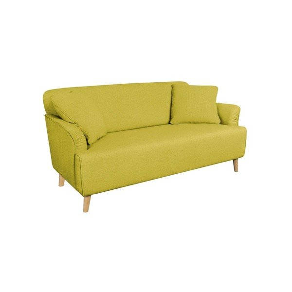 Żółta sofa 2-osobowa Kooko Home Funk-image-1