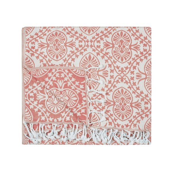 Pomarańczowy ręcznik hammam Kate Louise Bianca, 165x100 cm-image-4