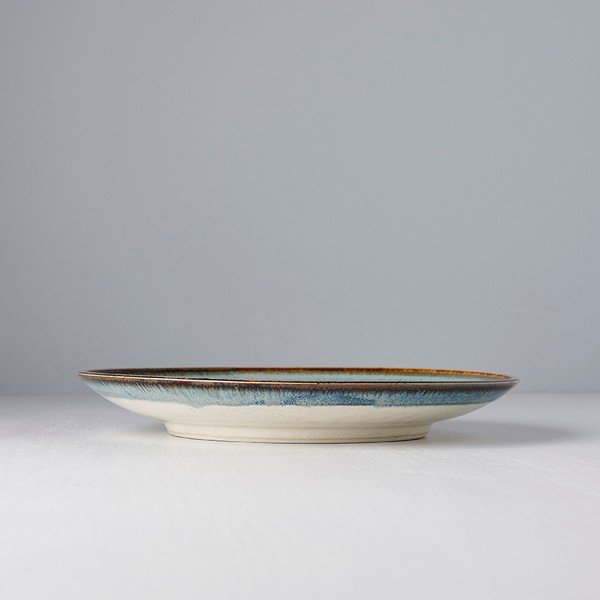 Biały talerz ceramiczny MIJ Aurora, ø 25 cm-image-1
