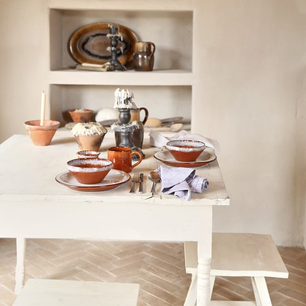 Ceglasto-beżowa kamionkowa misa ø 17 cm Poterie – Casafina-image-3