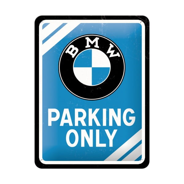 Dekoracyjna tabliczka ścienna Postershop BMW Parking Only
