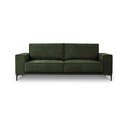 Zielona sofa z tkaniny szenilowej 224 cm Copenhagen – Scandic