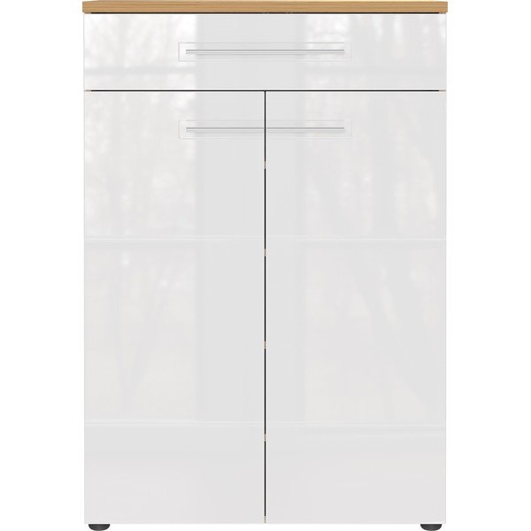 Biała szafka na buty w dekorze dębu Aledo – Germania-image-1