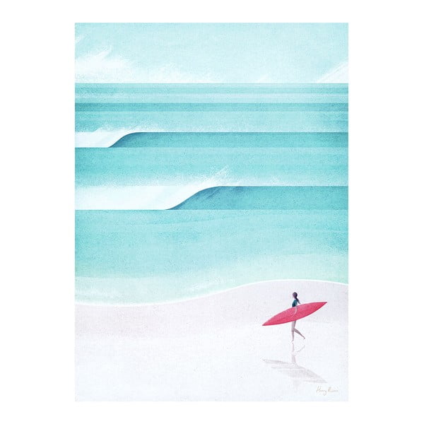 Plakat 30x40 cm Surf Girl IV – Travelposter