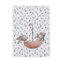 Zestaw pikowanego koca i poszewki na poduszkę z satyny bawełnianej 140x200 cm – Butter Kings