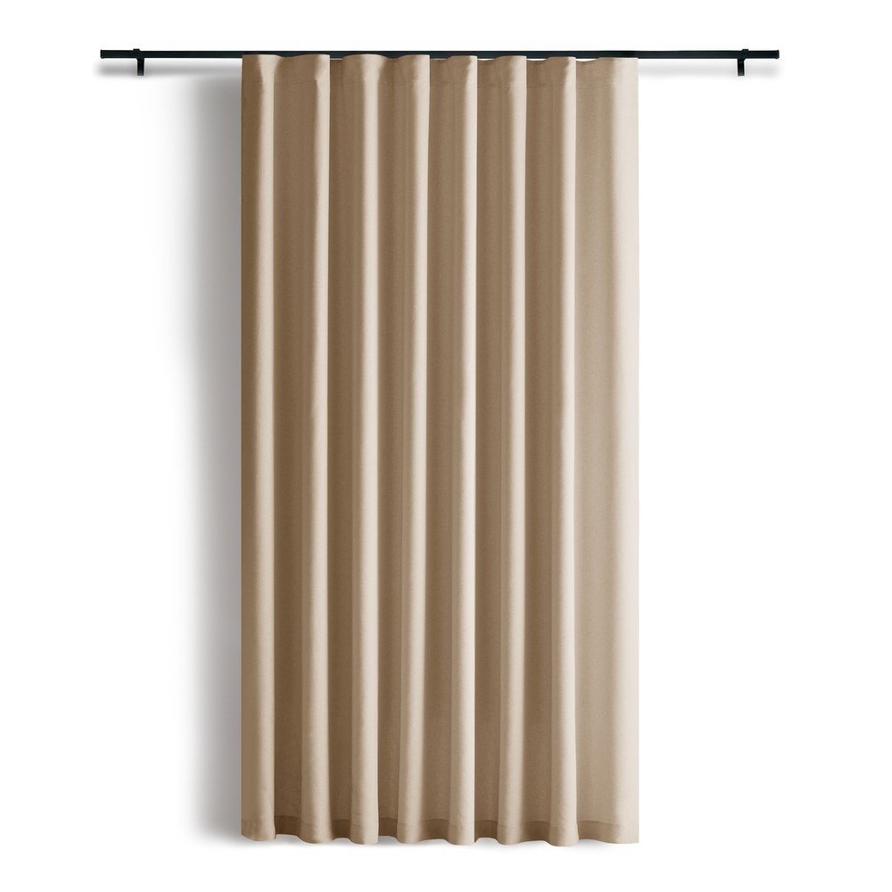 Beżowa zasłona częściowo zaciemniająca (dimout) 140x300 cm Calisto – Filumi