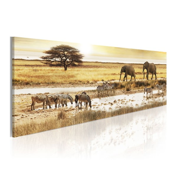 Obraz na płótnie Bimago Africa, 135x45 cm