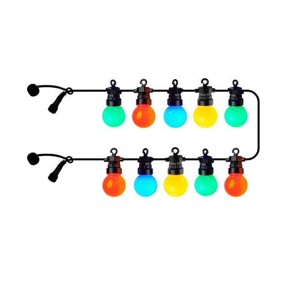 Przedłużenie girlandy świetlnej liczba żarówek 10 szt. długość 300 cm Lucas Multi – Sirius