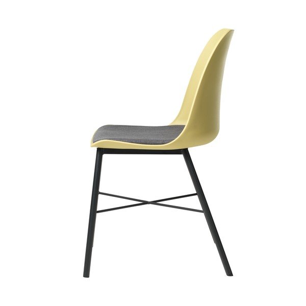Zestaw 2 żółto-szarych krzeseł Unique Furniture Whistler-image-2