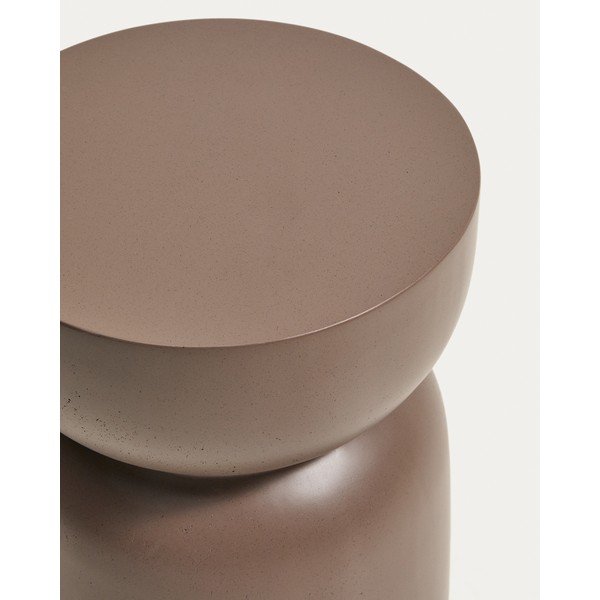 Okrągły stolik ogrodowy betonowy ø 32 cm Garbet – Kave Home-image-3