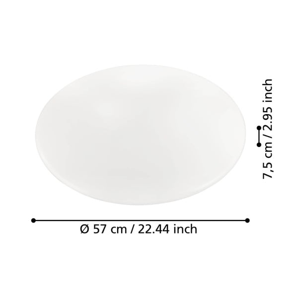 Biała lampa sufitowa LED GIRON – EGLO-image-2