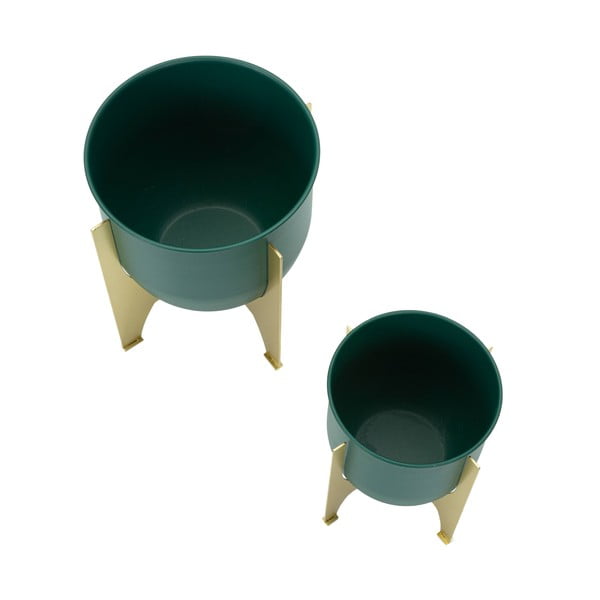 Metalowe osłonki na doniczki zestaw 2 szt. ø 24 cm Grent Shet – Mauro Ferretti-image-2