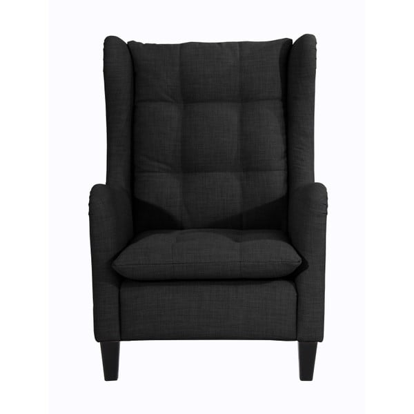 Antracytowy fotel uszak Max Winzer Merlon Anthracite-image-3