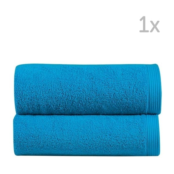 Niebieski ręcznik kąpielowy Sorema New Plus, 50 x 100 cm